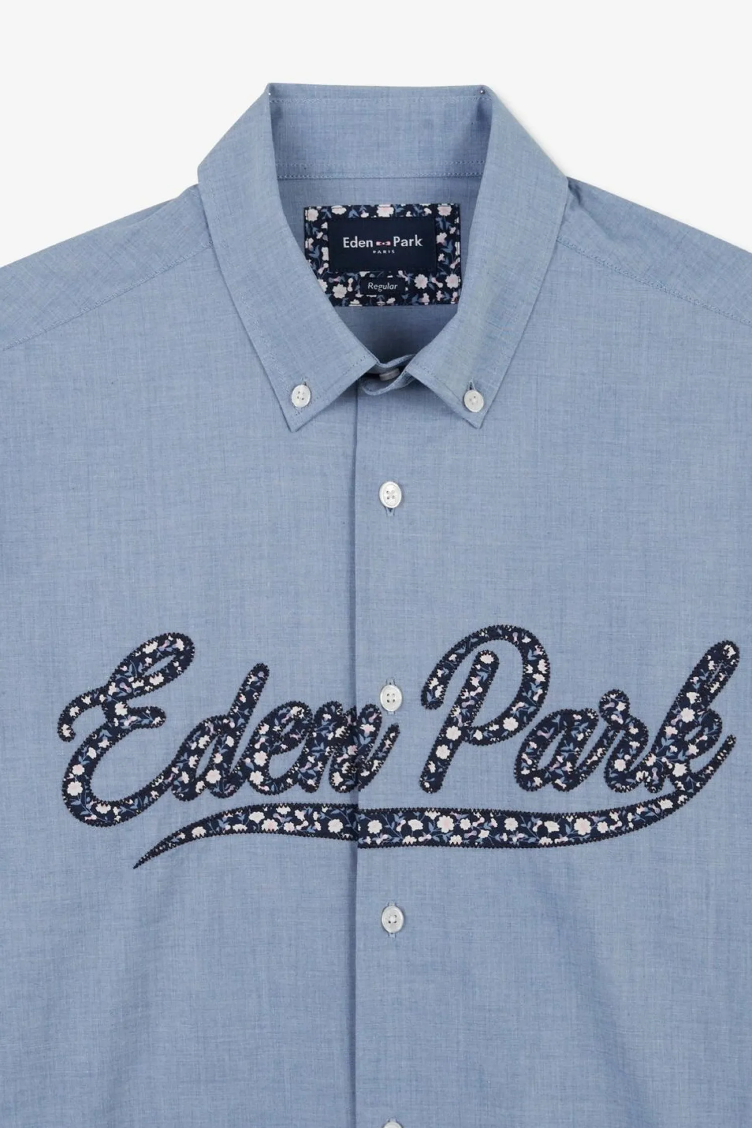 Sale Cheie Beue A Broderie Feurie Homme Chemises