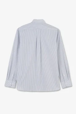Hot Cheie Beue A Rayure Homme Chemises