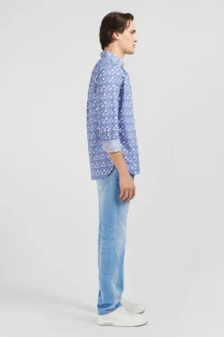 Clearance Cheie Beue Ipriee Excuif Feur Homme Chemises
