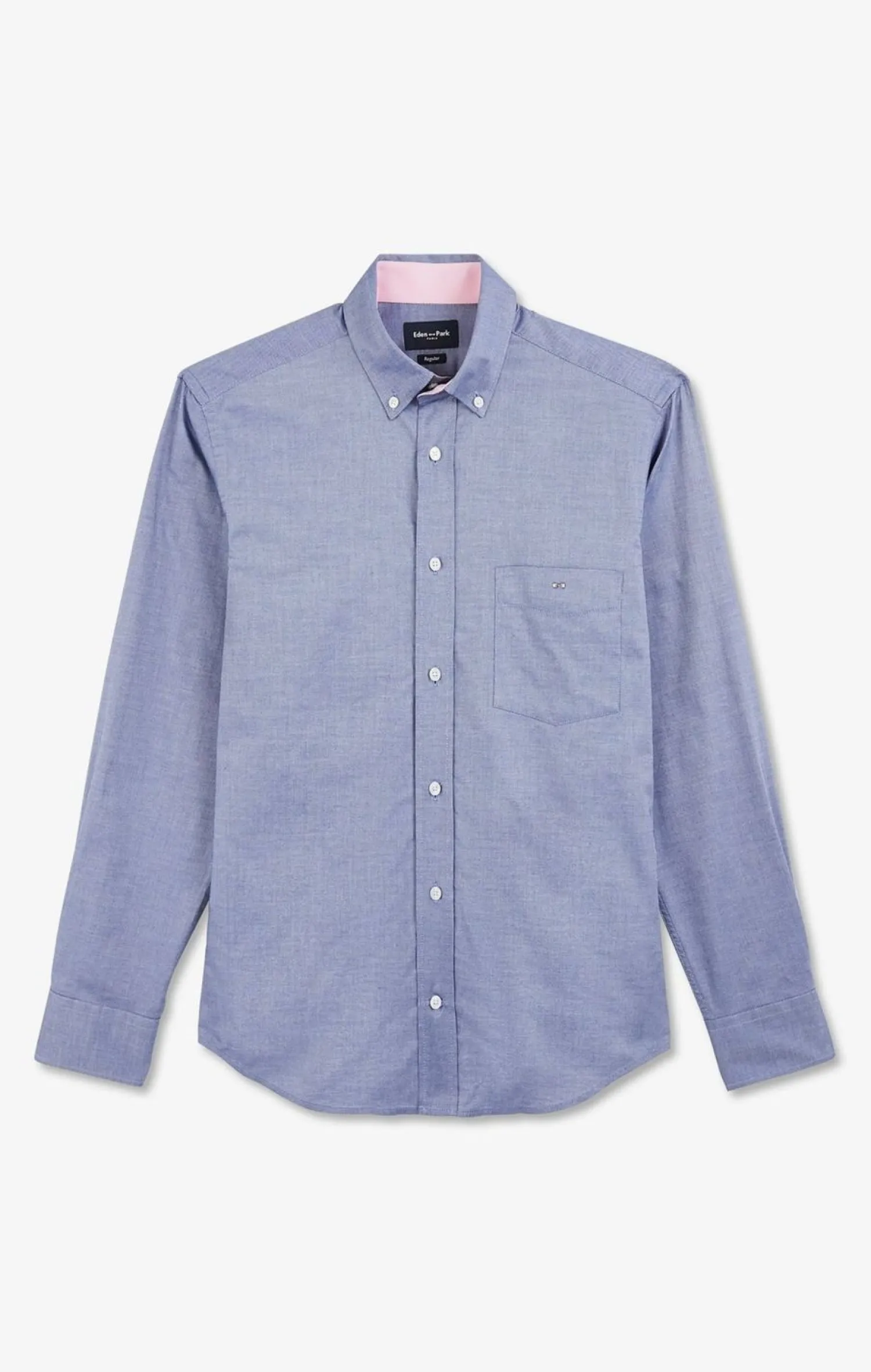 Sale Cheie Beu arine Unie En Coton Homme Chemises