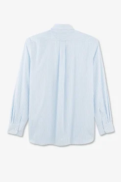 Best Cheie Cie A Rayure Baton En Coton Homme Chemises