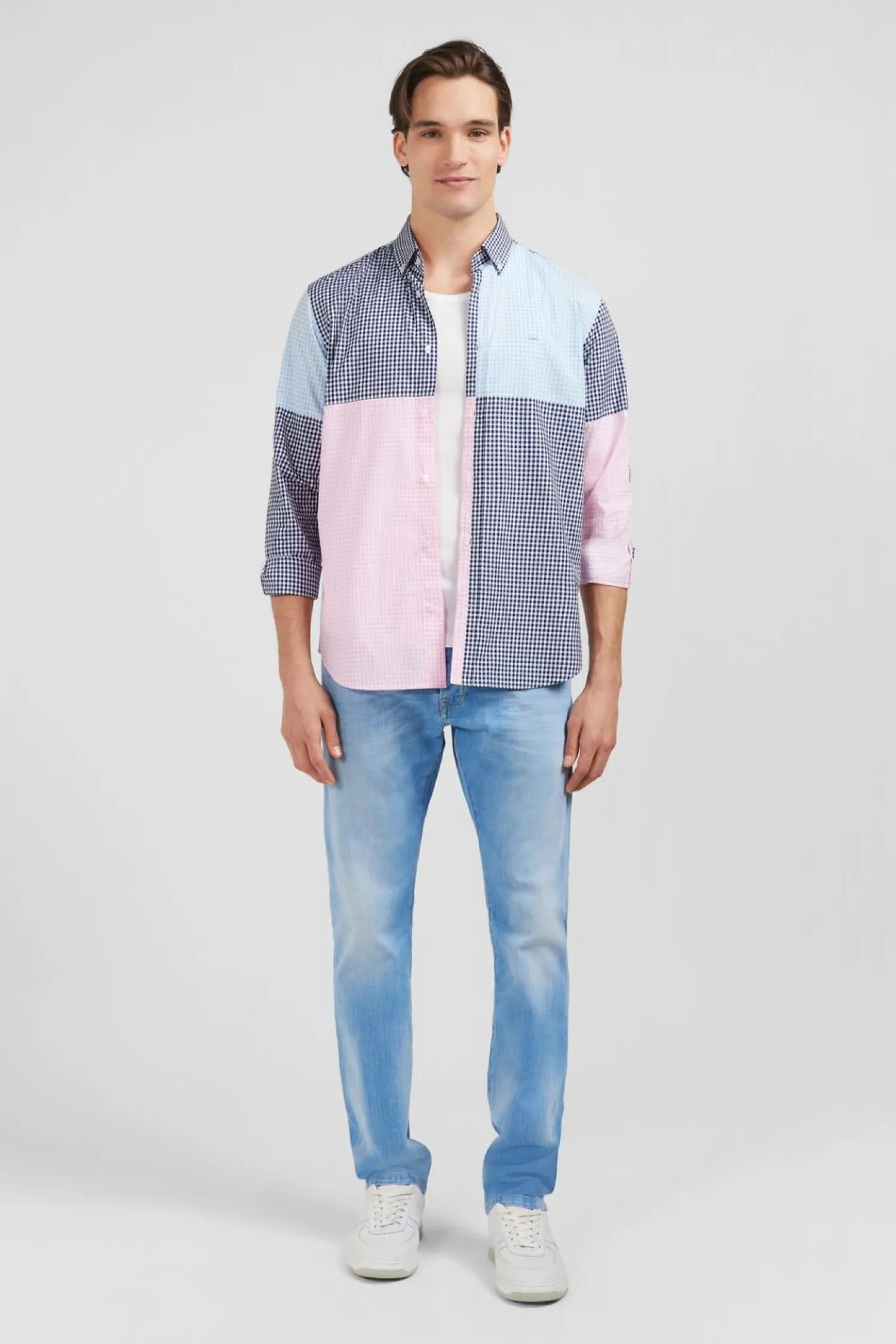 Hot Cheie Coorbock A Carreaux Homme Chemises