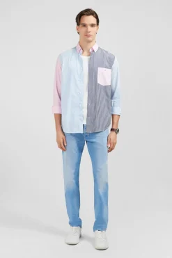 Online Cheie Coorbock A Rayure Homme Chemises