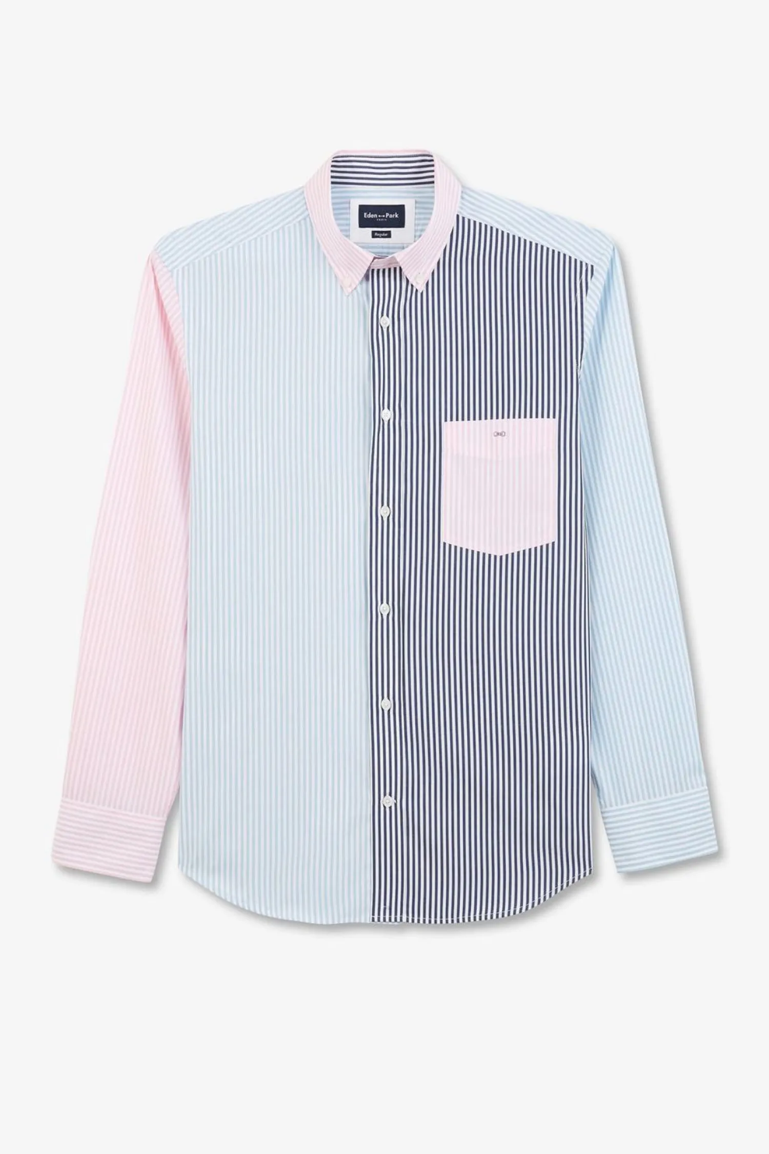 Online Cheie Coorbock A Rayure Homme Chemises