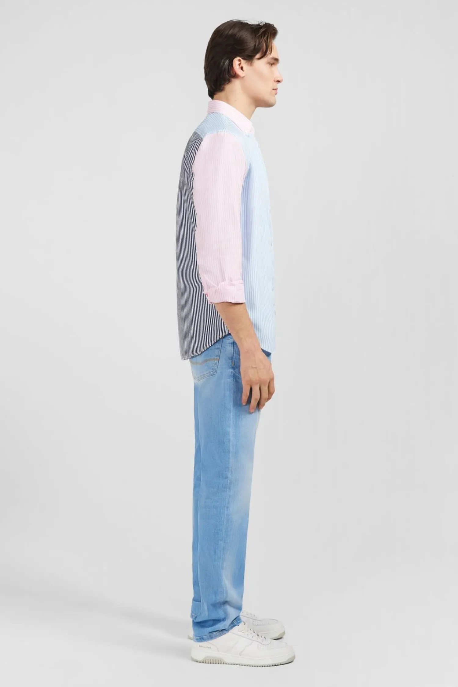 Online Cheie Coorbock A Rayure Homme Chemises