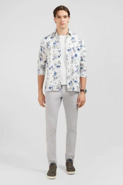 Discount Cheie En Coton Banc Ipriee Feur Homme Chemises