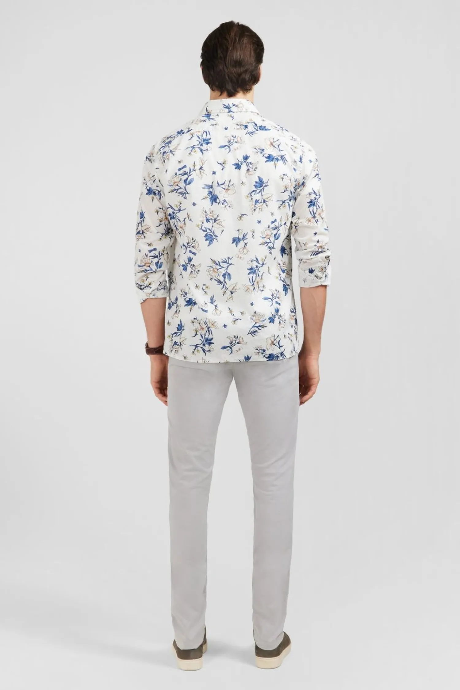 Discount Cheie En Coton Banc Ipriee Feur Homme Chemises