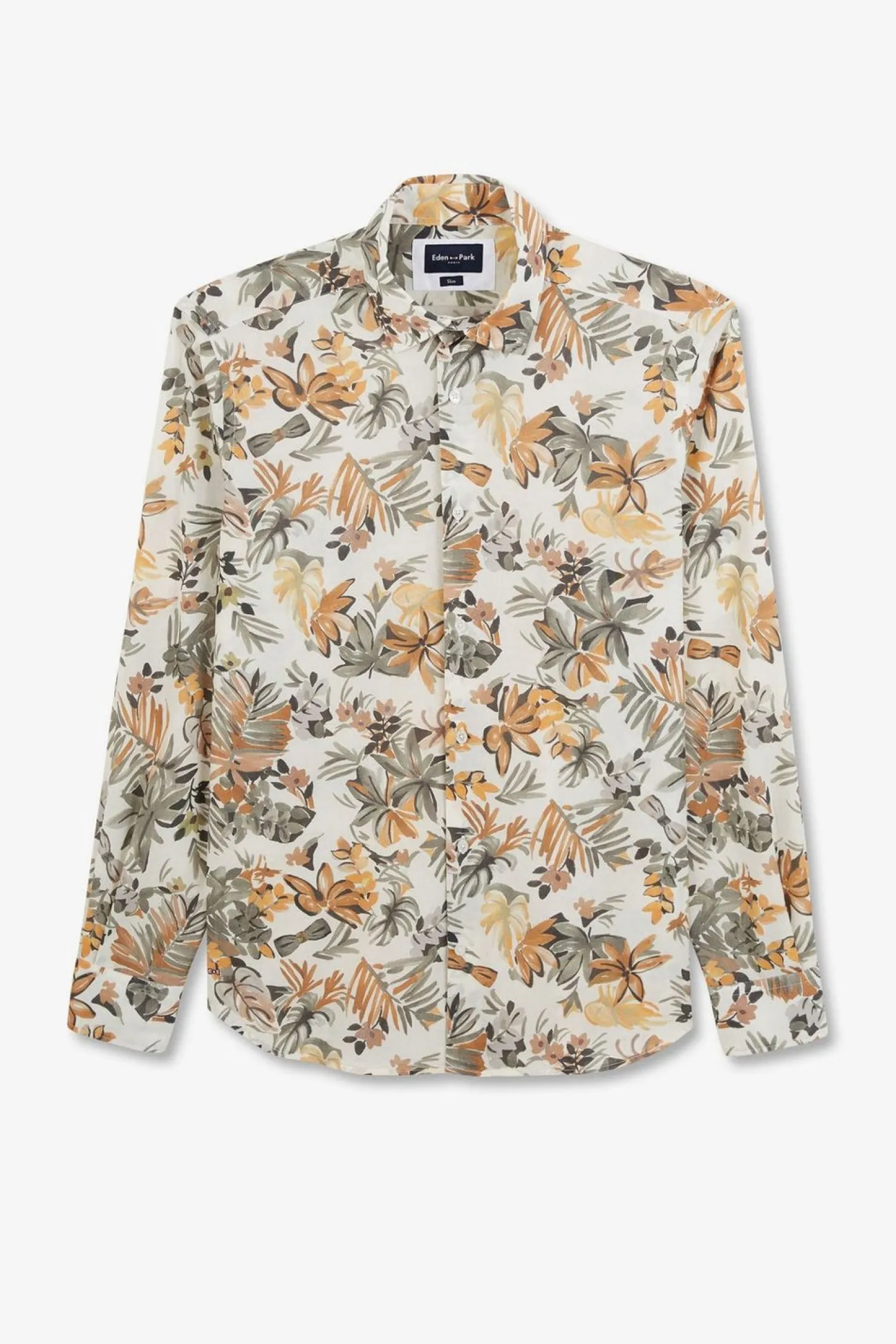 Outlet Cheie En Voie De Coton Iprie Feuie Homme Chemises