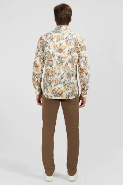 Outlet Cheie En Voie De Coton Iprie Feuie Homme Chemises