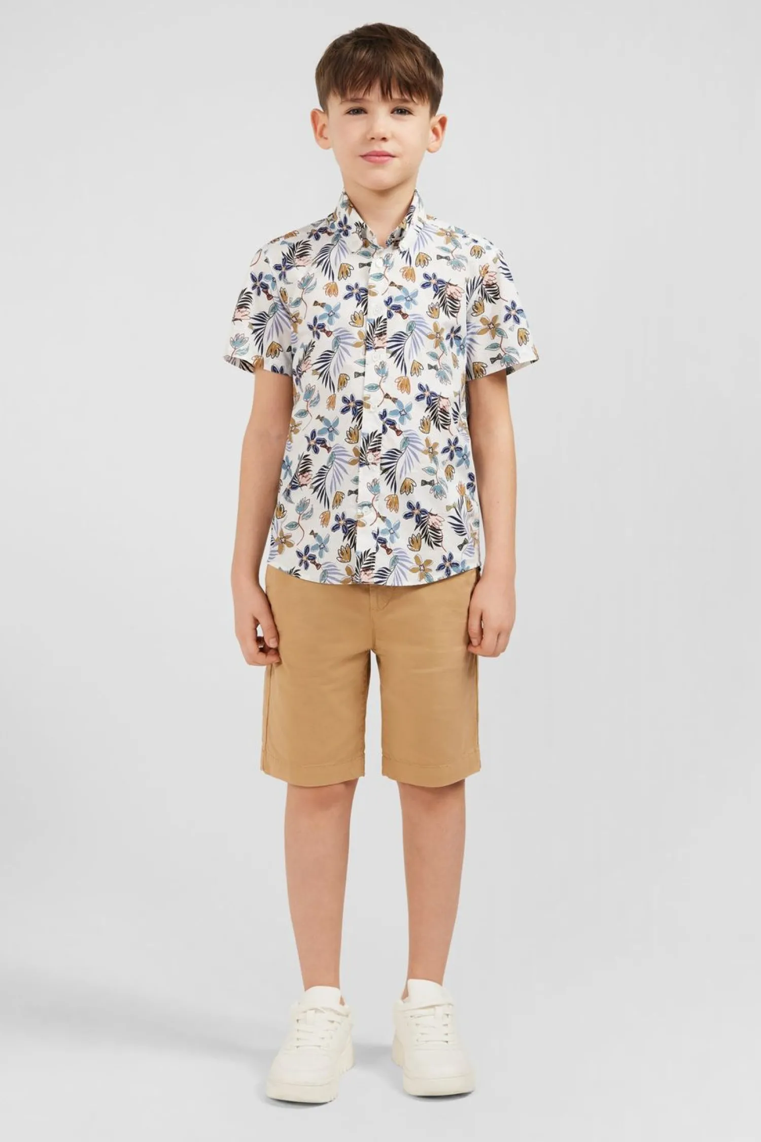 Hot Chemise Manches Courtes En Coton Imprime Maohi Enfant Enfant