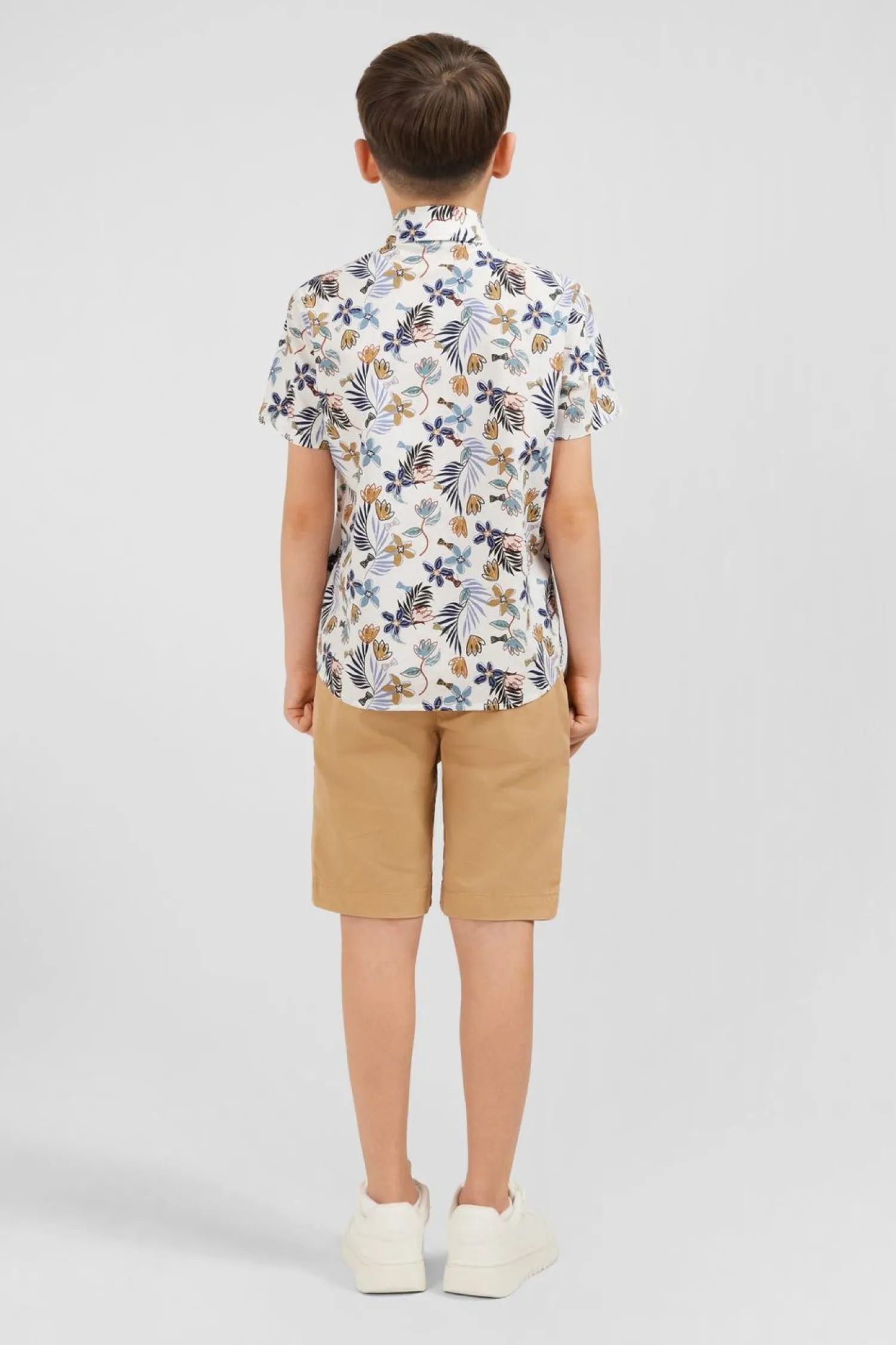 Hot Chemise Manches Courtes En Coton Imprime Maohi Enfant Enfant