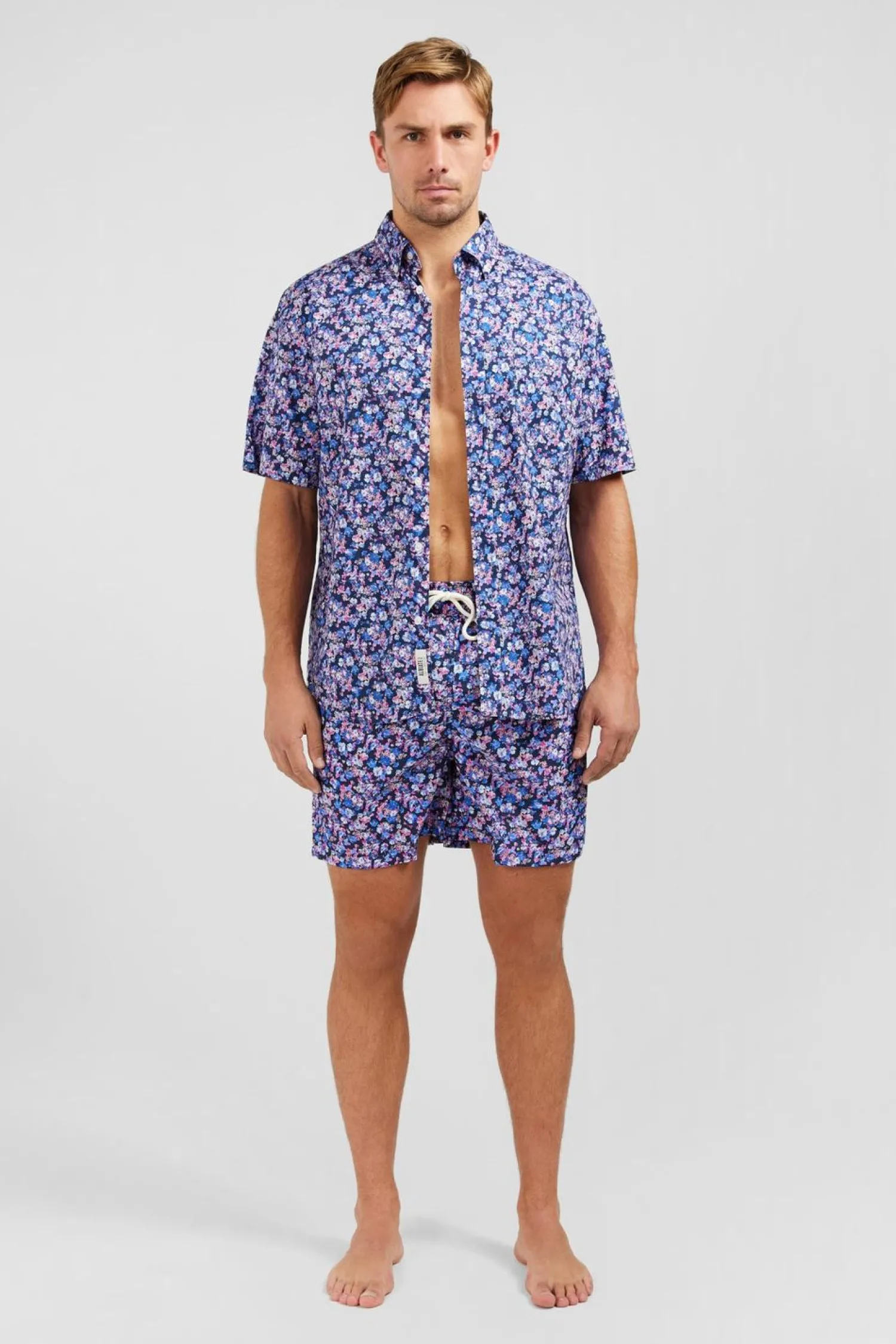 New Cheiette A Iprie Feuri Homme Chemisettes