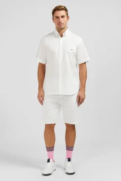 Online Cheiette Banche A Detai Noeud Papion Homme Chemisettes