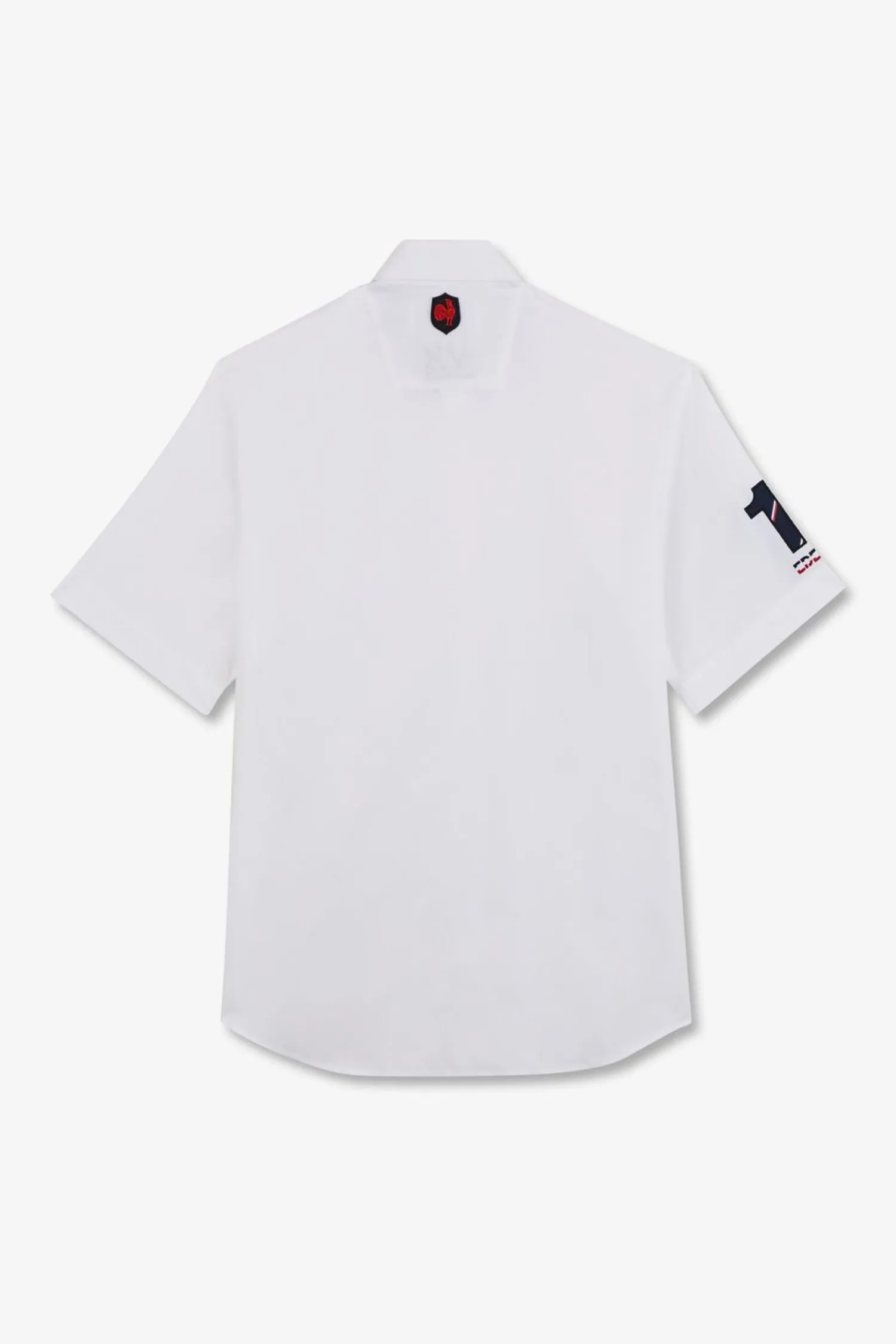 Outlet Cheiette Banche Brodee Xv De France Homme Chemisettes
