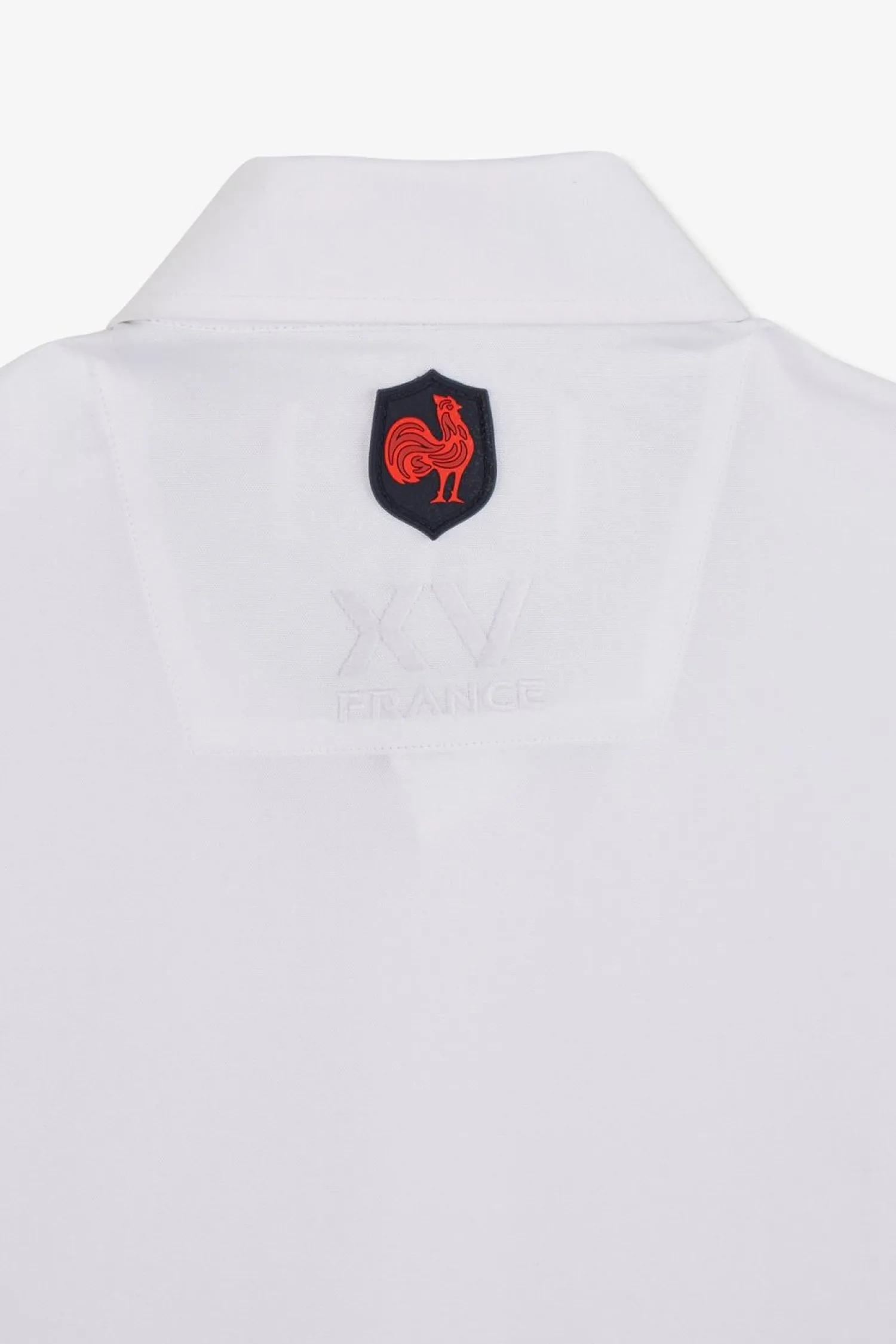 Outlet Cheiette Banche Brodee Xv De France Homme Chemisettes
