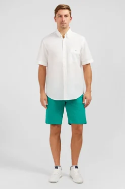 Hot Cheiette Banche En Coton Dobby Homme Chemisettes