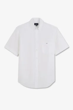 Hot Cheiette Banche En Coton Dobby Homme Chemisettes