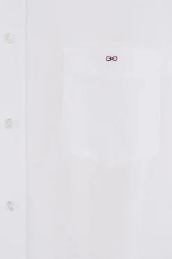 Hot Cheiette Banche En Coton Dobby Homme Chemisettes