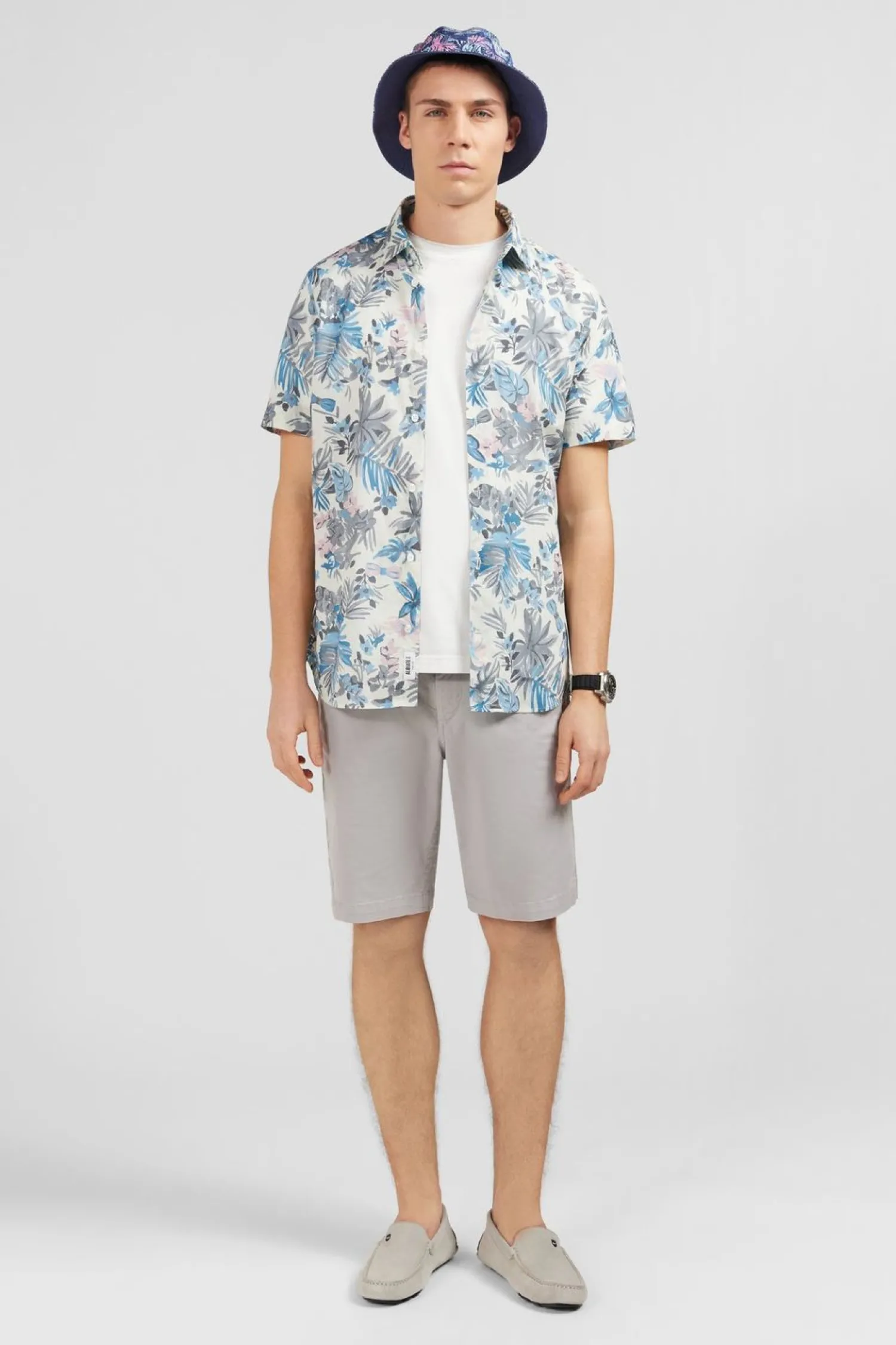 Discount Cheiette Banche Iprie Excuif Feuie Homme Chemisettes