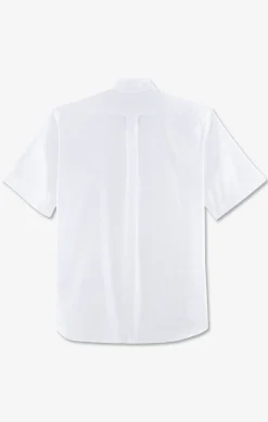 New Cheiette Banche Unie En Coton Homme Chemisettes