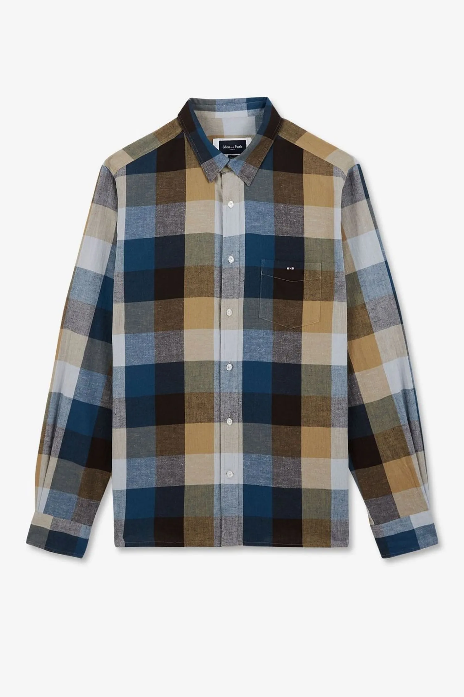 Discount Cheiette Beue A Carreaux Homme Chemises