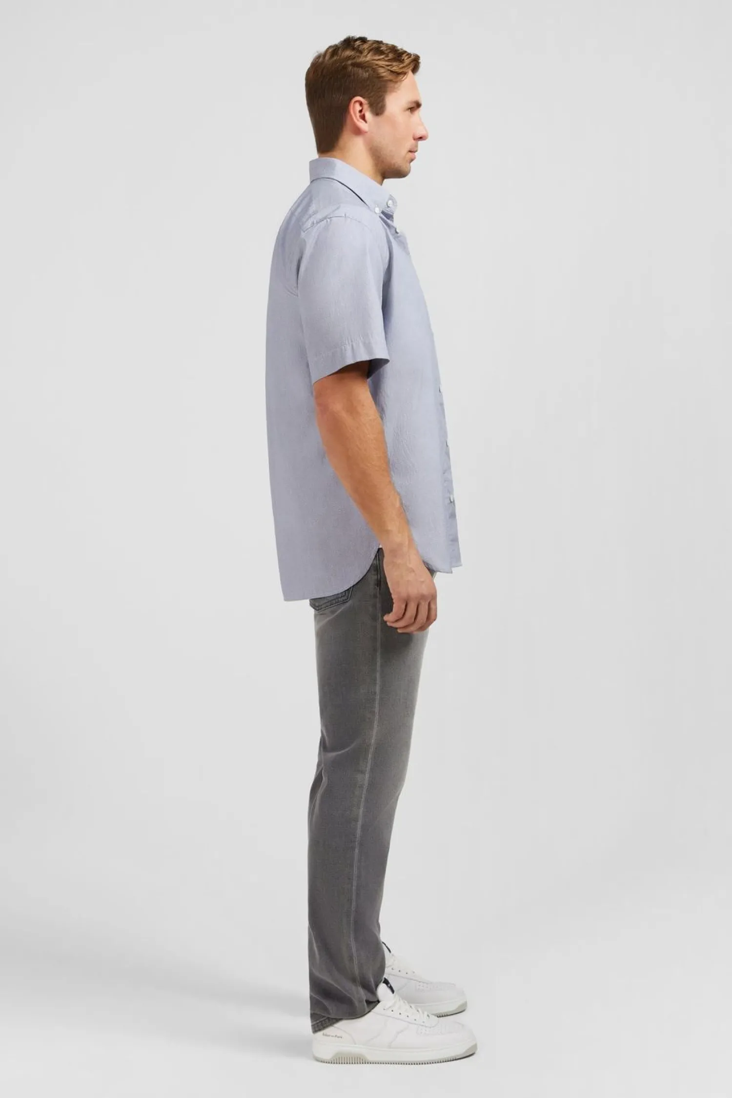 Cheiette Beue En Coton Dobby Homme Chemisettes