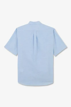 Sale Cheiette Beue En Coton Dobby Homme Chemisettes