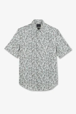 Sale Cheiette En Coton Iprie Ecru Coupe Reguar Homme Chemisettes