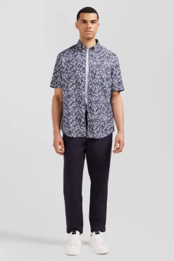 Cheiette En Coton Iprie arine Coupe Reguar Homme Chemisettes