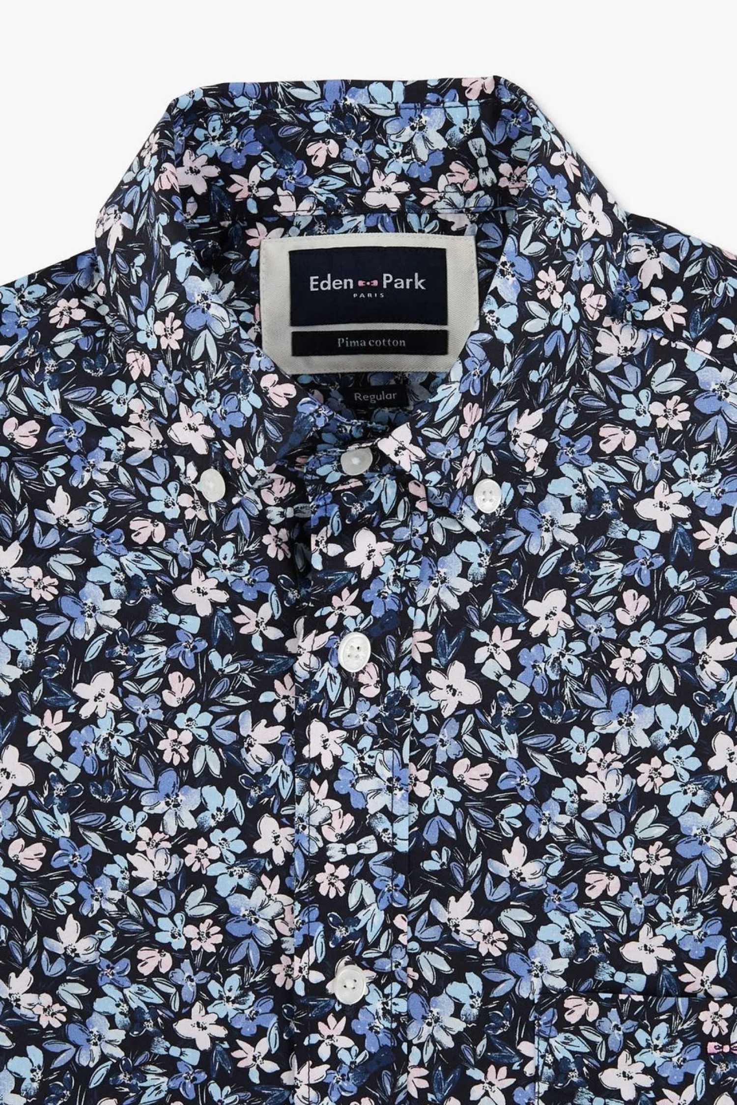 Cheiette En Coton Iprie arine Coupe Reguar Homme Chemisettes
