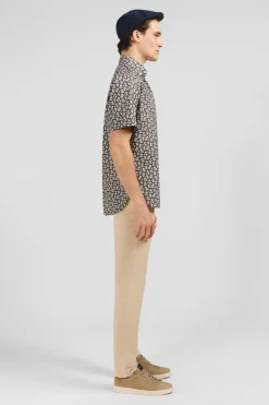 Cheiette Kaki Ipriee Feur Homme Chemisettes
