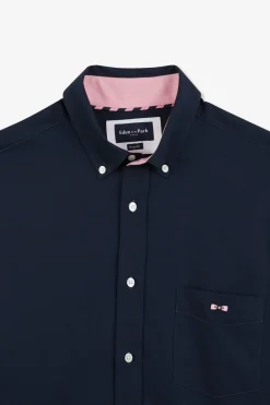 Sale Cheiette anche Courte Beu arine Brodee Nuero 10 Homme Chemisettes