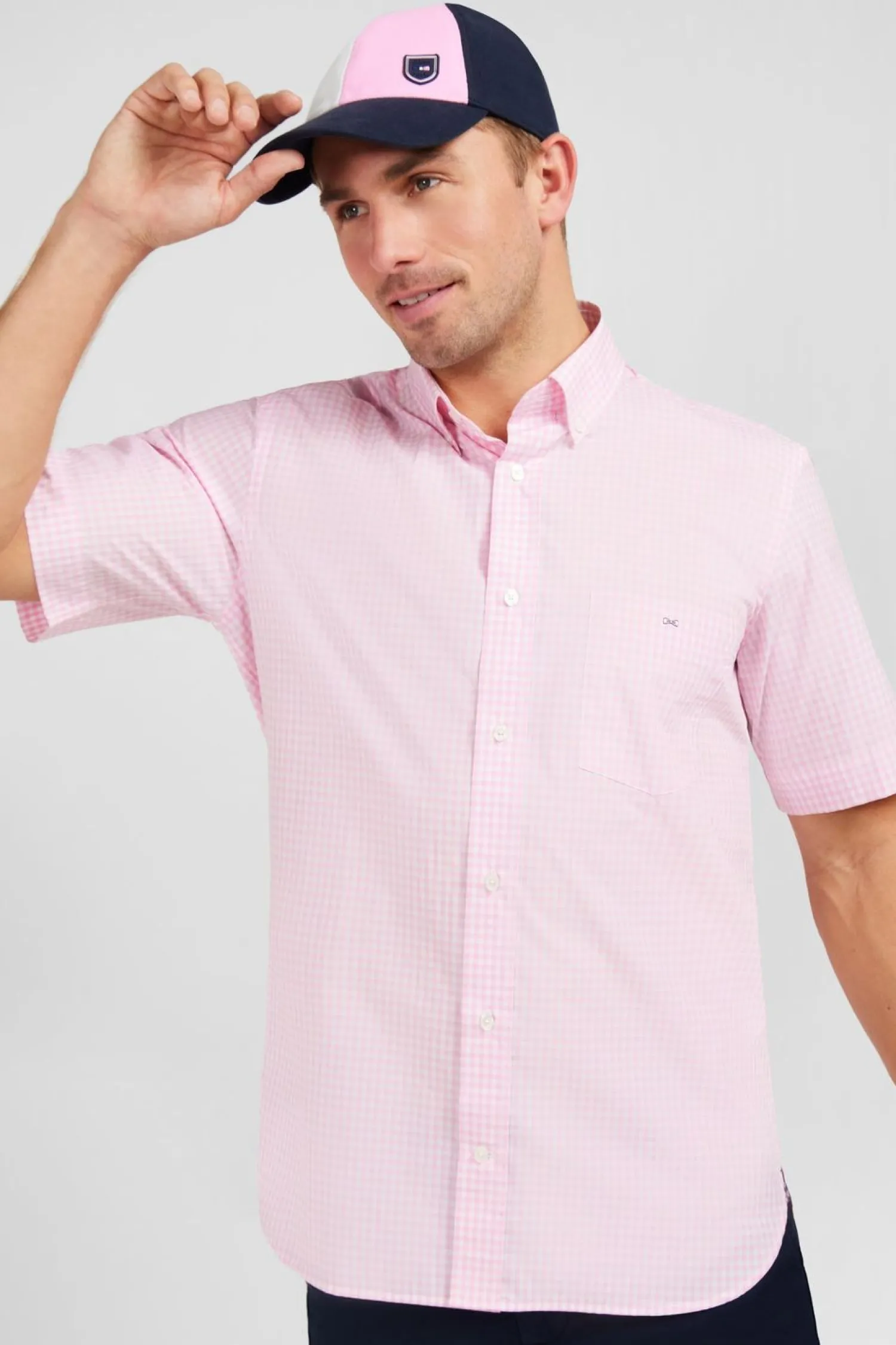 Online Cheiette Roe A Carreaux Homme Chemisettes