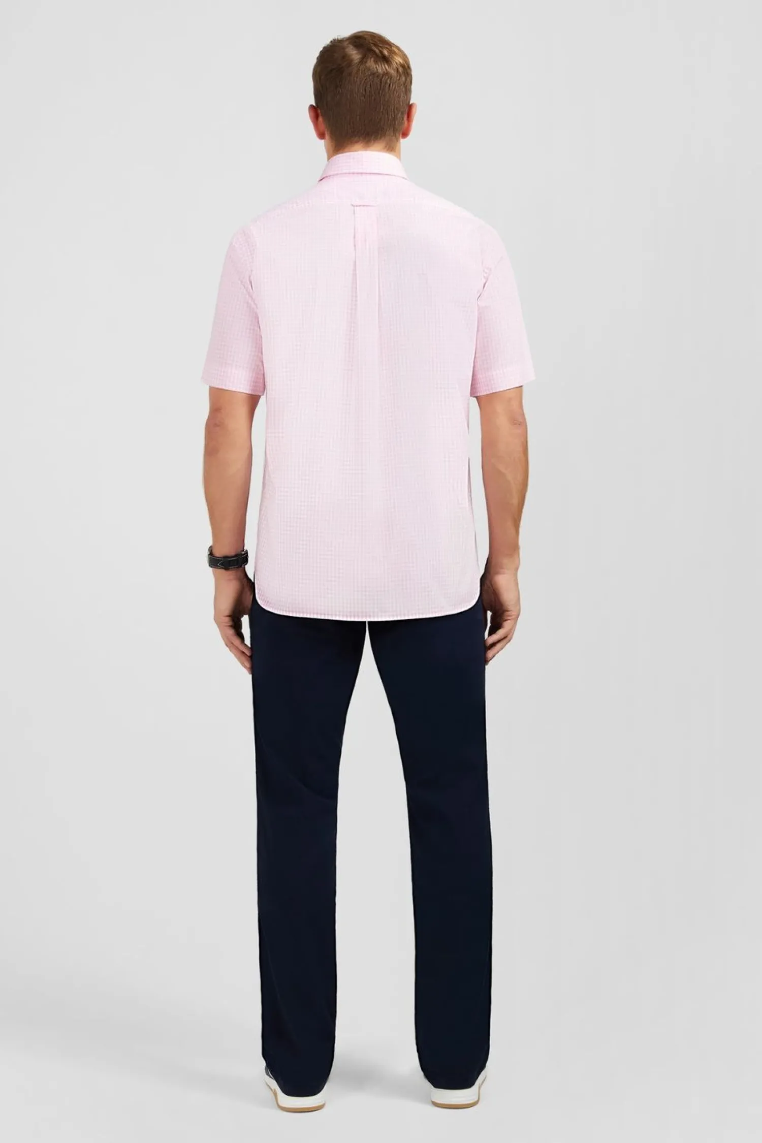 Online Cheiette Roe A Carreaux Homme Chemisettes