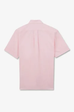 Sale Cheiette Roe En Coton Dobby Homme Chemisettes