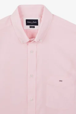 Sale Cheiette Roe En Coton Dobby Homme Chemisettes