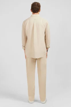 Best Cheie Unie Beige En in Homme Chemises