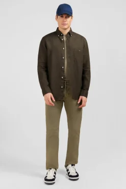 Clearance Cheie Unie Kaki En in Homme Chemises