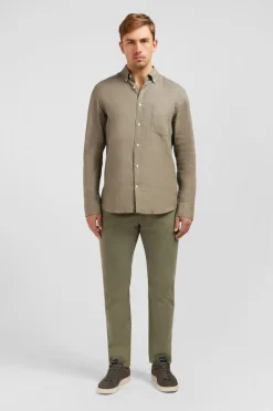 Discount Cheie Unie Kaki En in Homme Chemises