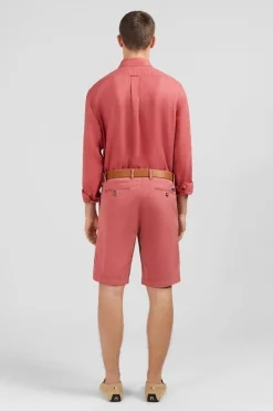 Discount Cheie Unie Rouge Brique En in Homme Chemises