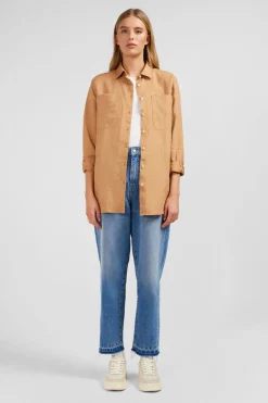 Outlet Chemisier Beige Uni Femme Chemises