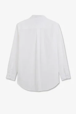 Sale Chemisier Blanc A Manches Longues Femme Chemises