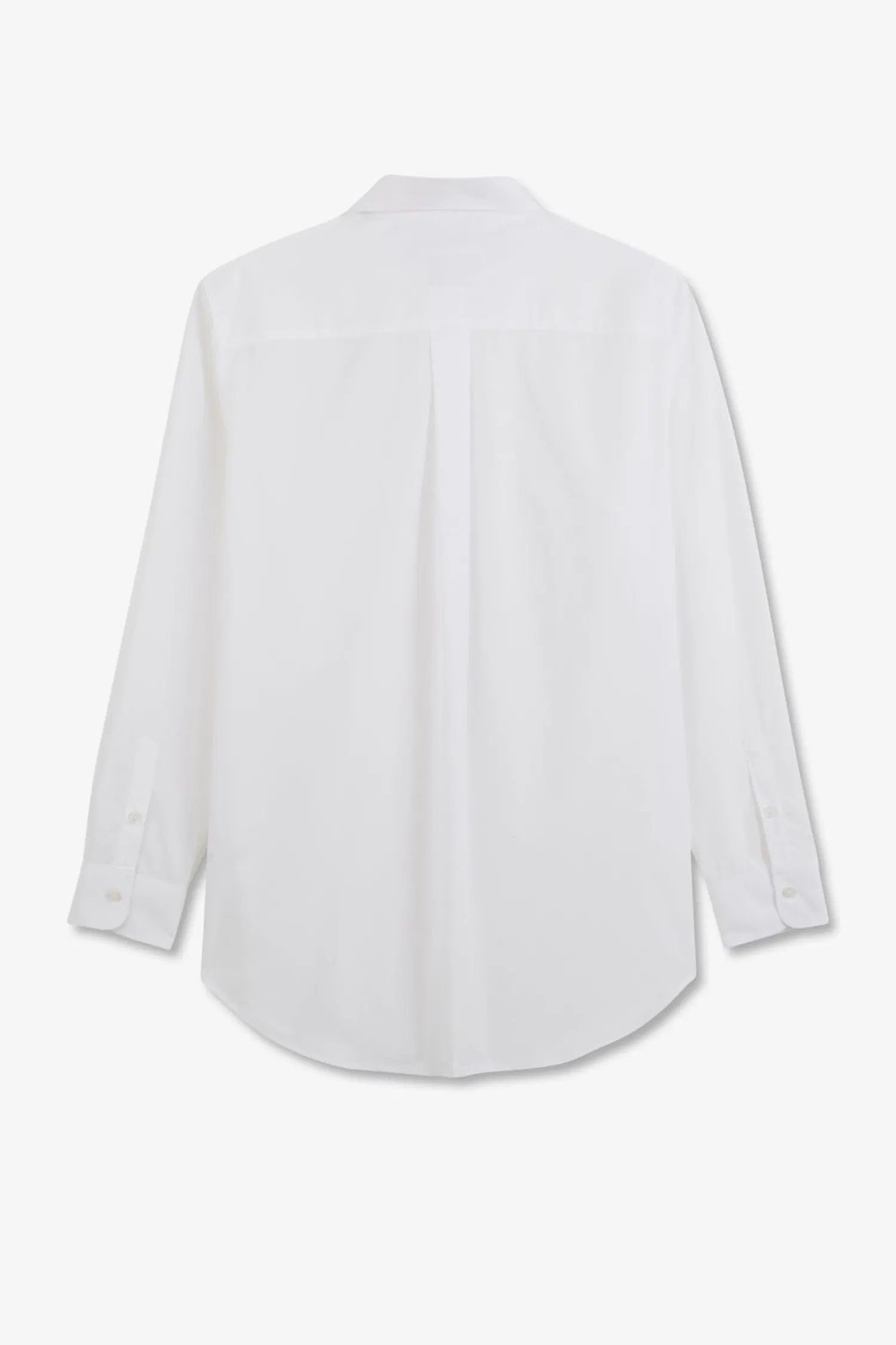 Sale Chemisier Blanc A Manches Longues Femme Chemises