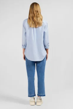 Best Chemisier Bleu Clair Uni Femme Chemises