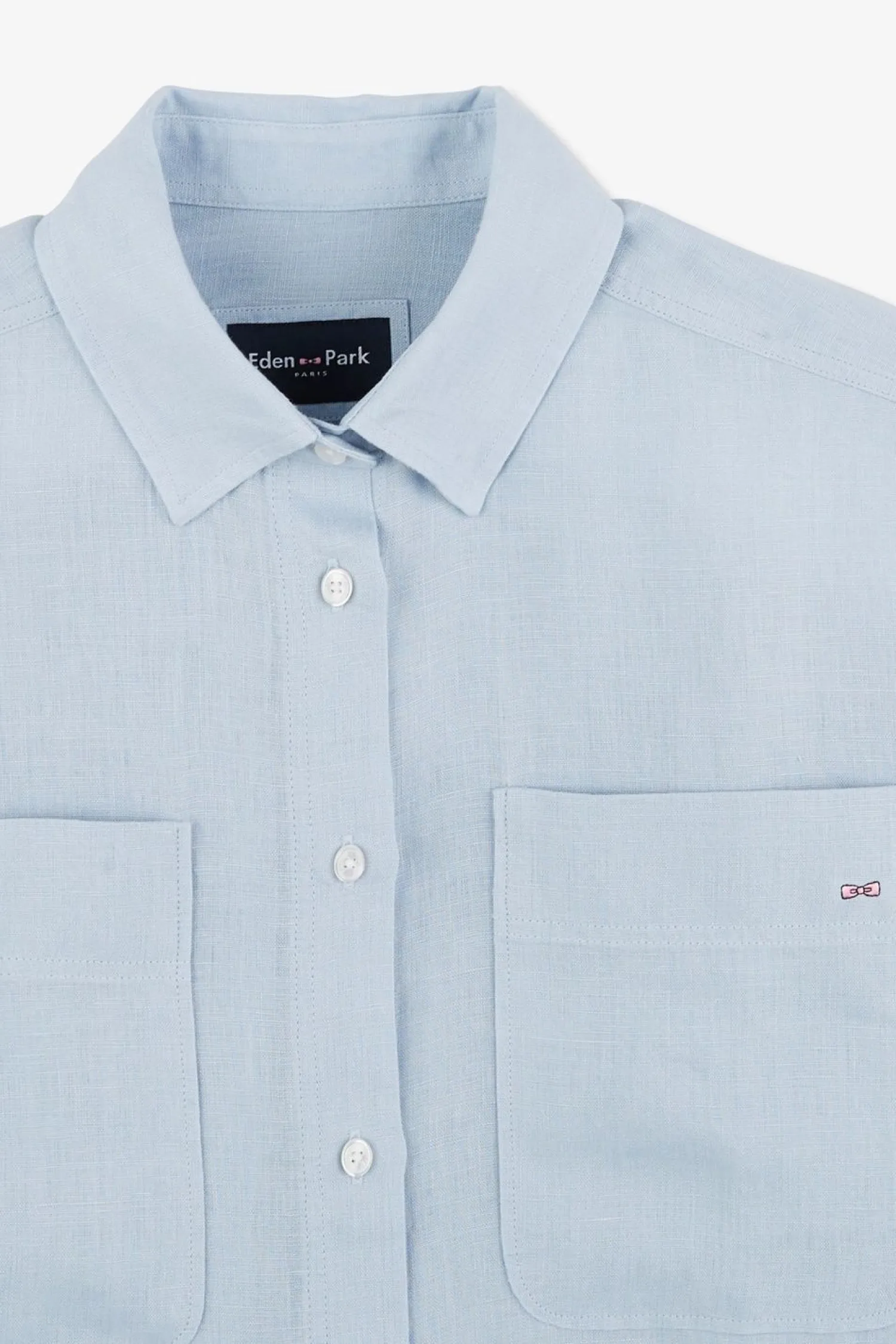 Best Chemisier Bleu Clair Uni Femme Chemises