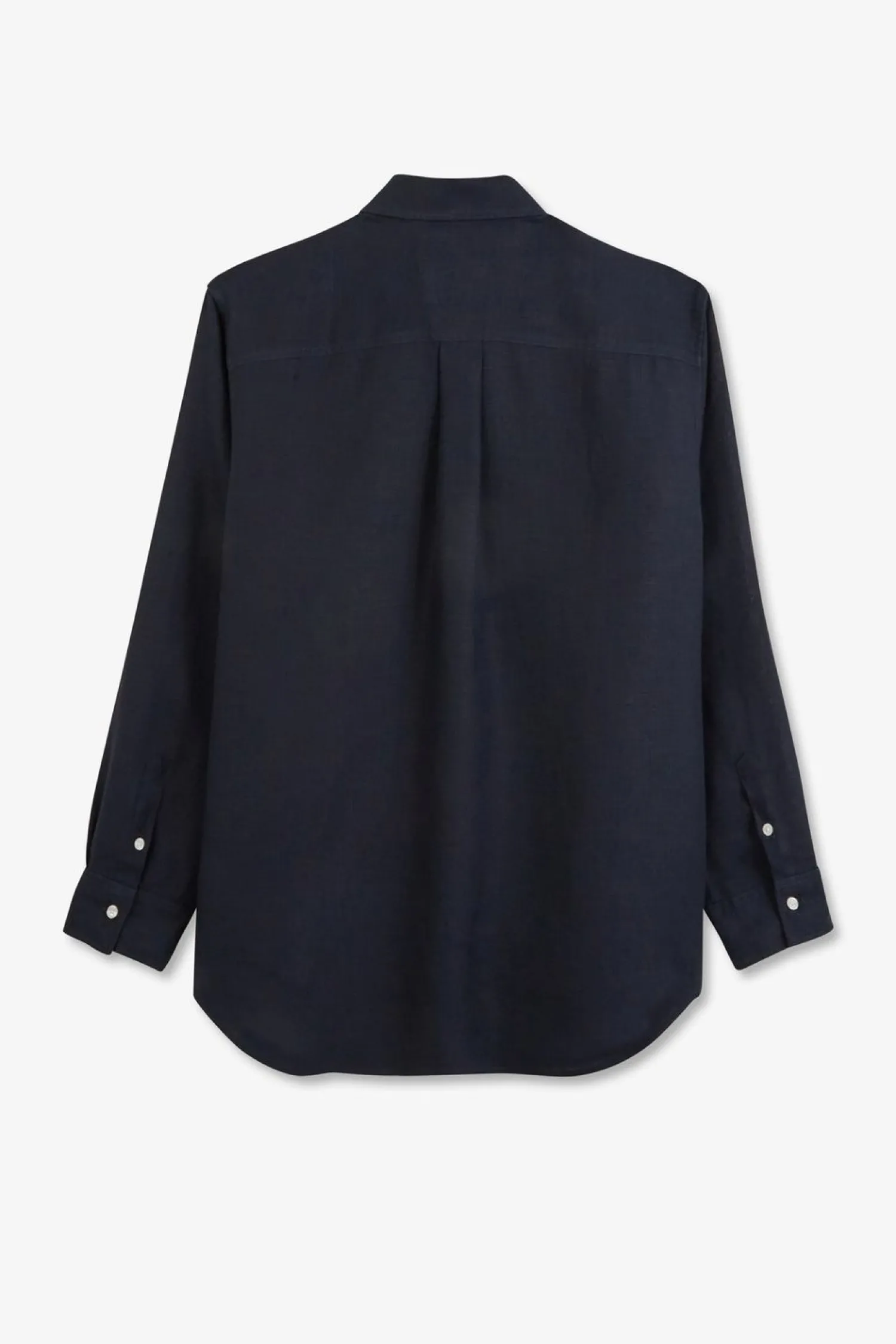 Outlet Chemisier Bleu Marine Uni Femme Chemises