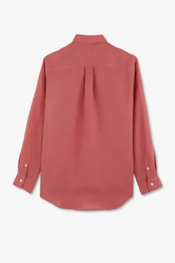Outlet Chemisier Brique Uni Femme Chemises
