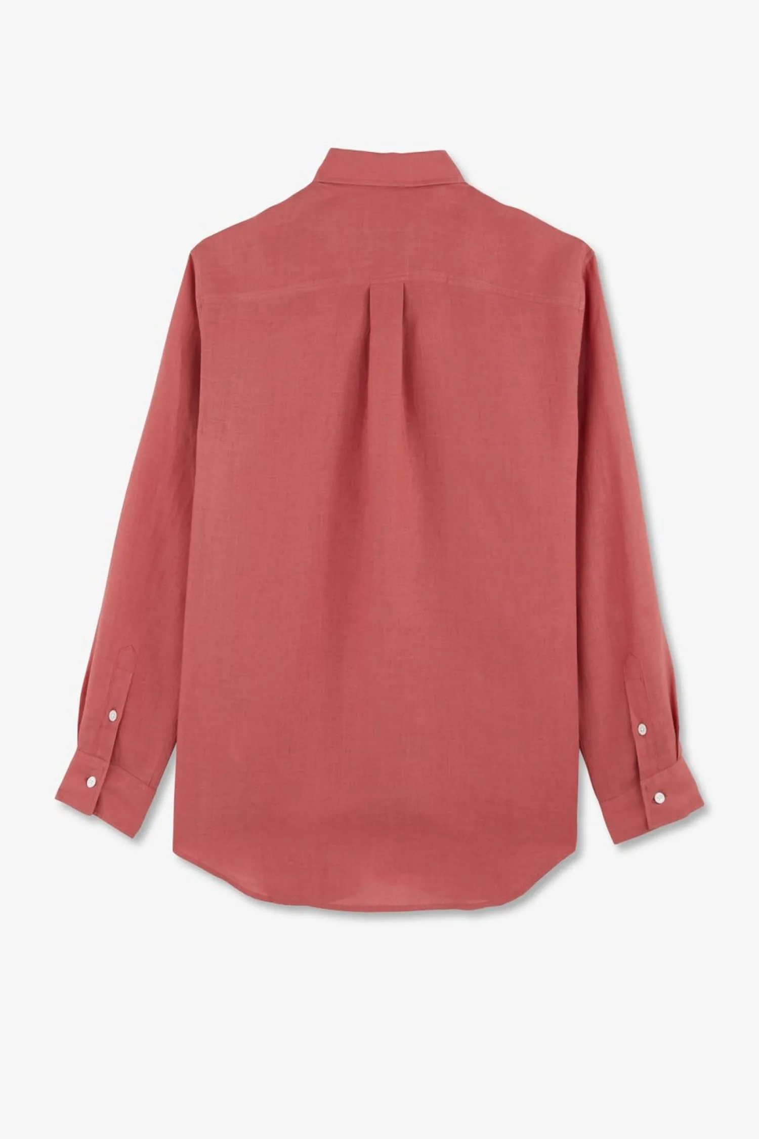 Outlet Chemisier Brique Uni Femme Chemises