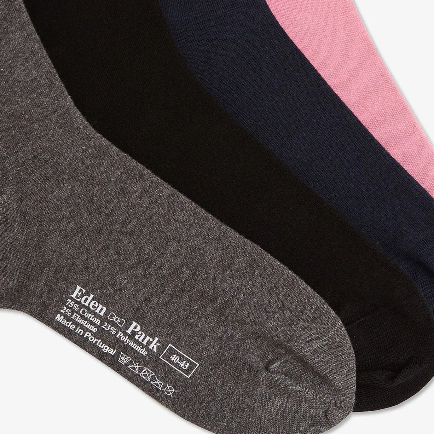 Clearance Coffret De Quatre Paires De Chaussettes Unies Homme Chaussettes