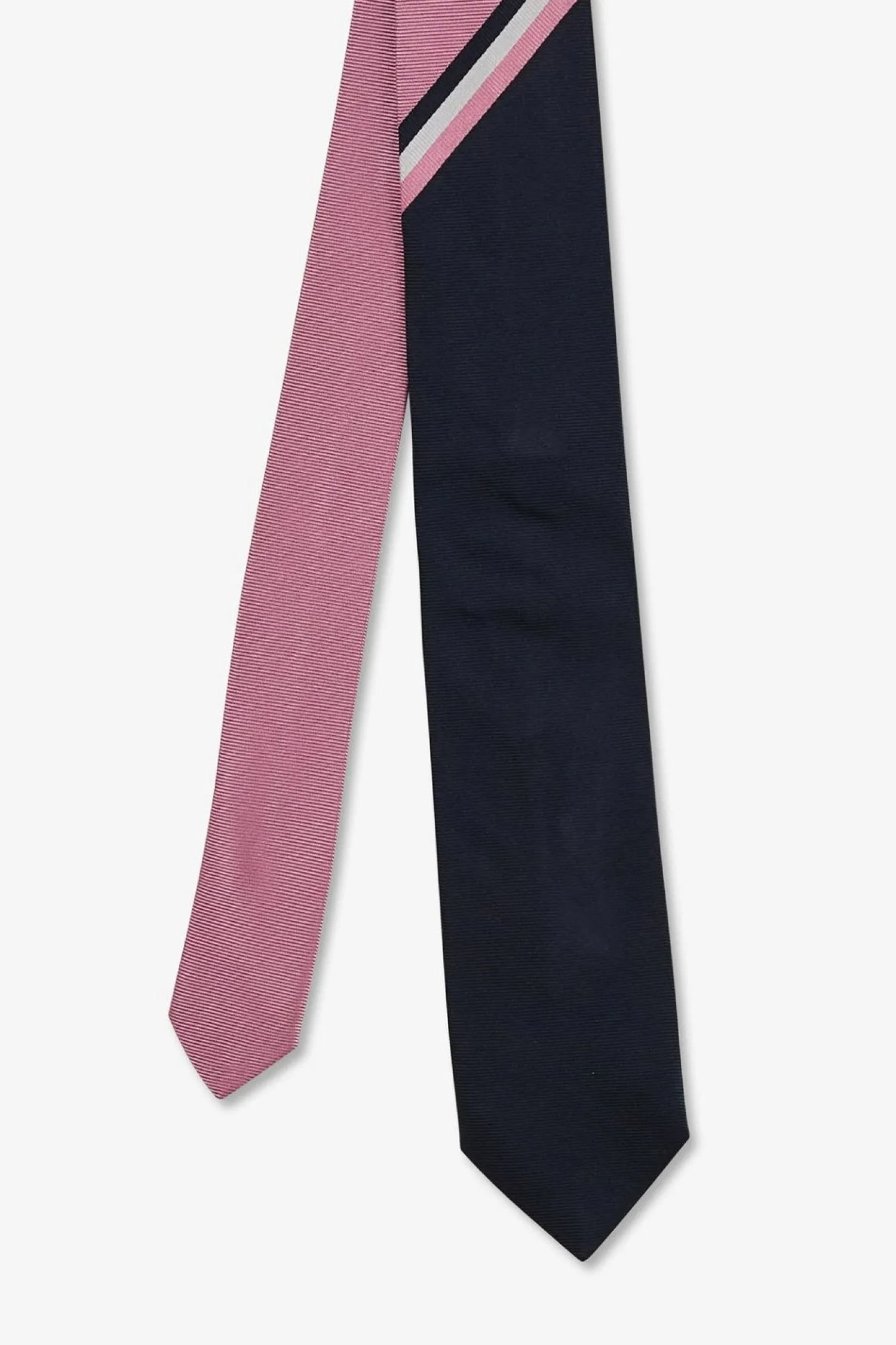 Hot Cravate Colorblock Rose Homme Cravates & Noeuds Papillon